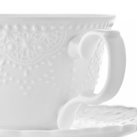 Пара чайная Vivien, 250 мл, фарфор, белый, WALMER, Великобритания_00812230042818822566.jpg