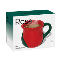 Кружка 3D, 350 мл, керамика, красный, серия Rose, DOIY, Испания_00822830065983056242.jpg