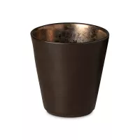 Стакан для кофе Metal, 310 мл, керамика, коричневый, серия Lagoa, COSTA NOVA, Португалия, 
