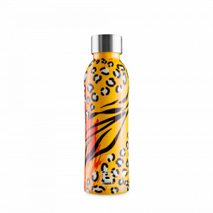 Термос Animalier, 500 мл, нержавеющая сталь 18/10, желтый, декор, серия B Bottle Twin, BUGATTI, Италия, НОВИНКИ