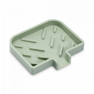 Мыльница Dry Flex, 12.5 х 11 см, силикон, мятный, SMART SOLUTIONS, Россия, Диспенсеры и мыльницы