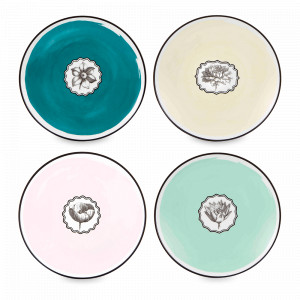 Набор из 4-х десертных тарелок, 23 см, фарфор, серия Herbariae, VISTA ALEGRE, Португалия, Herbariae VISTA ALEGRE