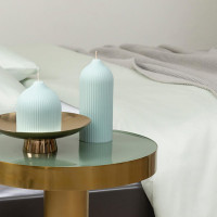 Свеча декоративная, 16.5 см, голубой, серия Edge, TKANO, Россия_00810420041511022417.jpg