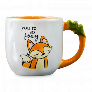 Кружка Лиса, 475 мл, керамика, белый, оранжевый, серия Animals, REPAST, Чехия, Кружки REPAST