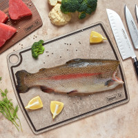 Доска разделочная композитная c желобом, 29х22см, порфир кремовый, серия Fashion, ComposeEat, Россия_00810990063636068333.jpg