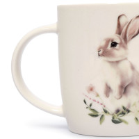 Кружка , 360 мл, фарфор, белый, декор, серия Bunny, ANNA LAFARG, Китай_00822230085980047523.jpg