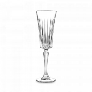 Бокал для шампанского, 210 мл, хрустальное стекло, серия Timeless, RCR, Италия, RCR Cristalleria Italiana (Италия)