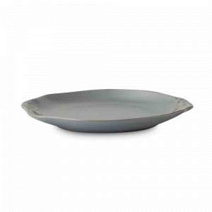 Тарелка обеденная Blue, 24 см, каменная керамика, голубой, серия Shell, ROOMERS TABLEWARE, Нидерланды, Тарелки синие