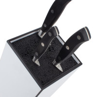 Подставка для кухонных ножей, универсальная, 12 х 12 х 24 см, White & Black, композитный материал, серия Fashion, ComposeEat, Россия_00822160042263886120.jpg