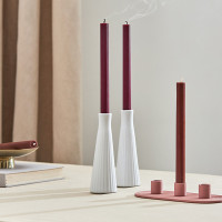 Набор из 2-х свечей, 24.5 см, бордовый, серия Edge, TKANO, Россия_00819920053994182041.jpg