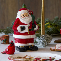 Набор из солонки и перечницы Кардинал, 8.5 х 5 х 7.7 см, керамика, декор, серия Новогоднее чудо, DECOR DE TABLE, Россия_00817830054570023941.jpg