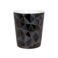 Кружка «Оттенки черного», 380 мл, фарфор, белый, декор, KOENITZ, Германия_00813010047818646195.jpg