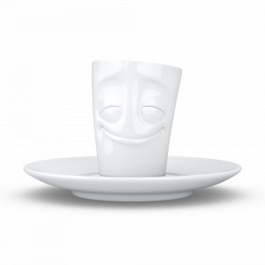 Пара кофейная для эспрессо, объем: 80 мл, материал: фарфор, цвет: белый, серия Cheery, TASSEN, Германия, TASSEN (Германия)