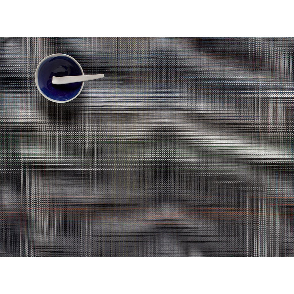 Салфетка подстановочная, винил, 36х48 см, GREY, серия Plaid, CHILEWICH, США