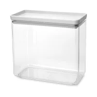Контейнер модульный для продуктов, 3.5 л, 22 х 11 х 20.2 см, пластик, светло-серый, серия Tasty+, BRABANTIA, Бельгия, 