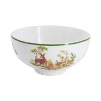 Набор детской посуды Олени, 3 предмета, керамика, белый, декор, серия Imari, ANNA LAFARG, Китай_00812610052909227705.jpg