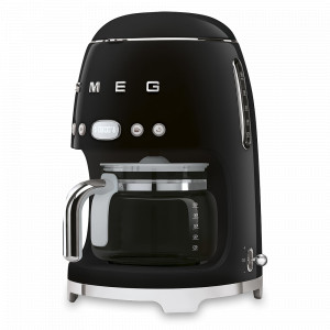 Кофеварка капельная, нержавеющая сталь, пластик, черный, SMEG, Италия, Кофемашины SMEG