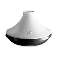 Керамический тажин, 2 л, 27,5 см, графит - белый, серия Delight, EMILE HENRY, Франция