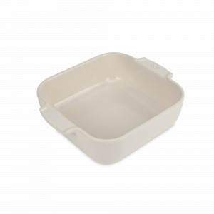 Форма для запекания квадратная, 21 х 21 см, 1.1 л, керамика, кремовый, серия Ecru, PEUGEOT CERAMIC, Франция, Скидка до -35% на PEUGEOT CERAMIC