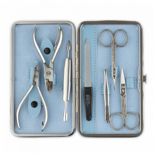 Набор маникюрный в футляре, 7 предметов, GD, Германия, Домашний маникюрный набор