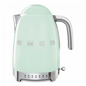 Чайник электрический с регулируемой температурой, 1,7 л, нержавеющая сталь, пластик, 27,5 х 22,6 х 17,1 см, зеленый, SMEG, Италия, SMEG (Италия)
