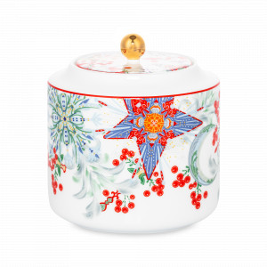 Банка , 10 см, фарфор, декор, серия Счастливая Звезда, MIX&amp;MATCH HOME, Китай, MIX & MATCH (Народная Республика Бангладеш)