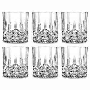 Набор из 6-ти стаканов для виски, 300 мл, хрустальное стекло, серия Opera, RCR, Италия, Стаканы для виски RCR