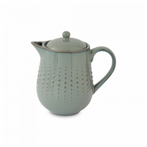 Чайник заварочный, 800 мл, фарфор, серый, серия Drops, EASY LIFE (R2S), Италия, Заварочные чайники из Италии