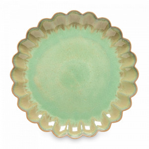 Тарелка обеденная Eucalyptus, 28 см, керамика, зеленый, бежевый, серия Marrakesh, COSTA NOVA, Португалия, Тарелки обеденные