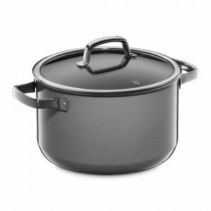Кастрюля с крышкой, 24 см, 6.4 л, сталь, темно-серый, серия Fusiontec Mineral, WMF, Германия, WMF (Германия)
