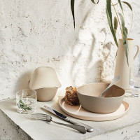 Салатник TAUPE, 20 см, 880 мл, керамика, коричневый, серия Brume, GUY DEGRENNE, Франция_00810280038502991282.jpg