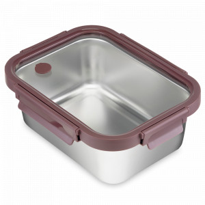 Ланч-бокс , 1,8 л, нержавеющая сталь, фиолетовый, SMART SOLUTIONS, Россия, Ланч-боксы