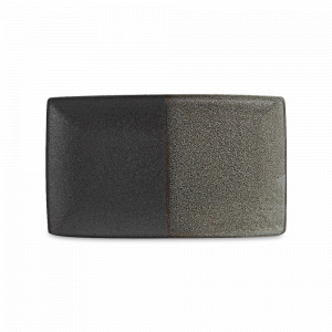 Блюдо прямоугольное, 27.5 x 16 см, фарфор, черно-серое, в крапинку, серия Umi, MAXWELL WILLIAMS, Австралия, Umi MAXWELL & WILLIAMS