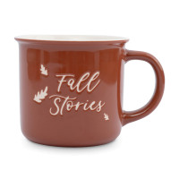 Кружка «Fall stories», 370 мл, фарфор, оранжевый, серия Autumn Forest, ANNA LAFARG, Китай