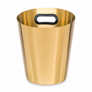 Ведро для льда, 3 л, нержавеющая сталь, золотистый, серия Bar Craft, HOMEFEEL, Россия, Ведра для шампанского и льда