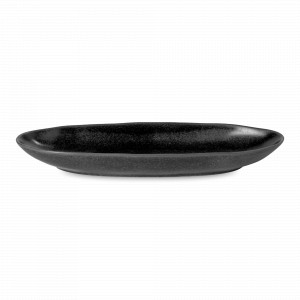 Блюдо овальное Matte black, 33 х 11 см, керамика, черный, серия Livia, COSTA NOVA, Португалия, Блюда сервировочные, менажницы