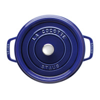 Кокот круглый, объем: 6,7 л, диаметр: 28 см, материал: чугун, цвет: темно-синий, STAUB, Франция_00795640043279354168.jpg