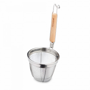 Дуршлаг для приготовления восточной лапши Noodle Basket, 34 см, дерево, нержавеющая сталь, серия World of Flavours, KITCHEN CRAFT, Великобритания, Kitchen Craft World of Flavours