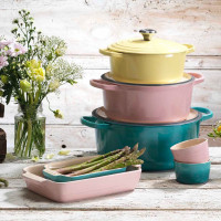 Форма для запекания, 26 х 19 см, керамика, розовый, серия Shell Pink, LE CREUSET, Франция_00805150058012737893.jpg