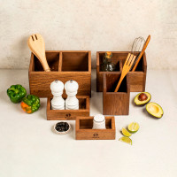 Подставка дубовая с ручками, 18 х 10 см, темно-коричневый, UNECA, Россия_00812990062527255482.jpg