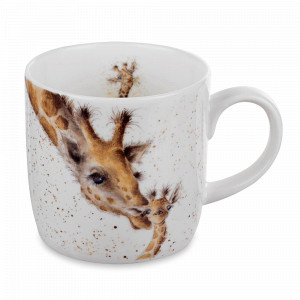 Кружка «Жирафы», 310 мл, костяной фарфор, белый, декор, серия Wrendale Designs, ROYAL WORCESTER, Великобритания, ROYAL WORCESTER (Великобритания)