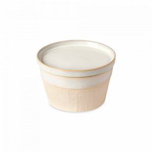 Салатник с тарелкой DUNE PATH, 16 см, 1.1 л, керамика, кремовый, серия Notos, COSTA NOVA, Португалия, Салатники из керамики