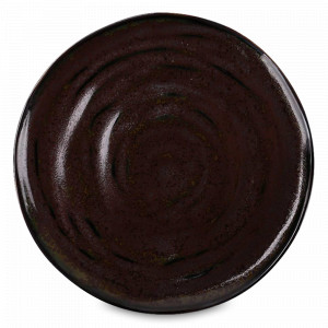 Тарелка обеденная E665, 28 см, каменная керамика, черный, ROOMERS TABLEWARE, Нидерланды, Тарелки черные