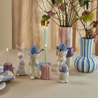 Подставка для яиц Magic Rabbit, 11.5 см, доломит, белый, розовый, серия Easter Essential, TKANO, Россия_00818870054736494349.jpg