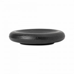 Тарелка закусочная Pillow Black, 22 см, керамика, черный, серия Resonance, COSTA NOVA, Португалия, Столовые тарелки