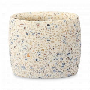 Стакан для зубных щеток Mosaic, 9 см, полирезин, светло-бежевый, серия Bath, BERGENSON BJORN, Великобритания, BERGENSON BJORN (Великобритания)