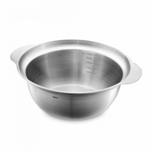 Миска PREMIO, 27 см, 2.4 л, нержавеющая сталь, GEFU, Германия, Мерные емкости для смешивания