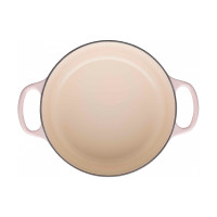 Кастрюля с крышкой, 2,4 л, 20 см, чугун, розовый, серия Shell Pink, LE CREUSET, Франция_00801110054536088303.jpg
