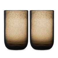 Набор из 2-х стаканов, 510 мл, 13.5 см, стекло, серый, серия Flowi, LIBERTY JONES, Россия
