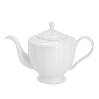 Чайник заварочный Lotus white, 1.1 л, фарфор, белый, серия Emily, ANNA LAFARG, Китай